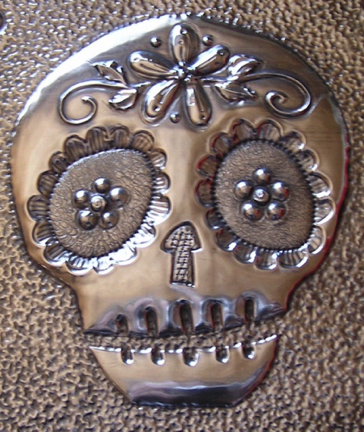 Repujado
Pewter - Day of the Dead - Skull
